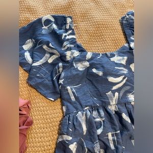 Flowy maxi dress with partial open back